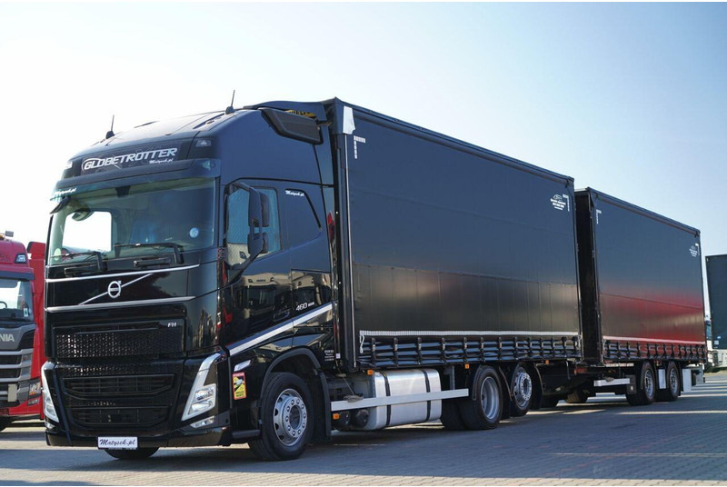 Volvo FH 460 / ZESTAW TANDEM / 120 M3 / PRZEJAZDOWY / I-SAVE / I-PARK - Lastbil med presenning: billede 1 Volvo FH 460 / ZESTAW TANDEM / 120 M3 / PRZEJAZDOWY / I-SAVE / I-PARK - Lastbil med presenning: billede 1