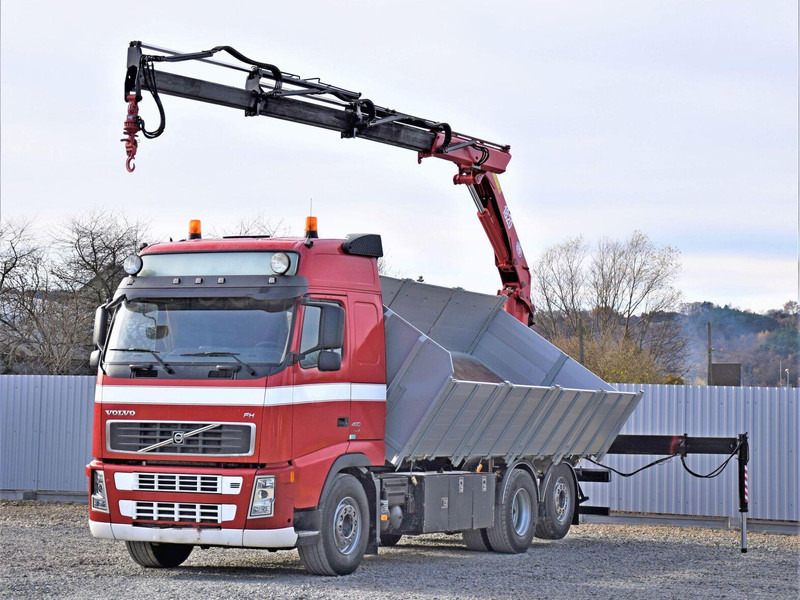 Volvo FH 480 Kipper 6,20m + HMF 1823 K3 + FUNK - Tipvogn lastbil, Lastbil med kran: billede 2 Volvo FH 480 Kipper 6,20m + HMF 1823 K3 + FUNK - Tipvogn lastbil, Lastbil med kran: billede 2