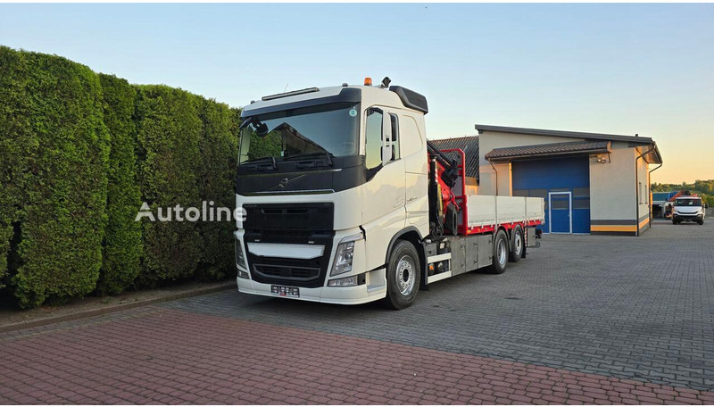Volvo FH 540 - Flatbed+crane 6x2 - Lastbil med lad, Lastbil med kran: billede 1 Volvo FH 540 - Flatbed+crane 6x2 - Lastbil med lad, Lastbil med kran: billede 1