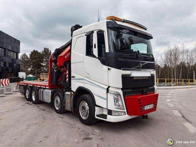 Volvo FH 550 8x2 HMF 8520 FLY JIB Winch Crane Euro 6 - Lastbil med lad, Lastbil med kran: billede 5 Volvo FH 550 8x2 HMF 8520 FLY JIB Winch Crane Euro 6 - Lastbil med lad, Lastbil med kran: billede 5