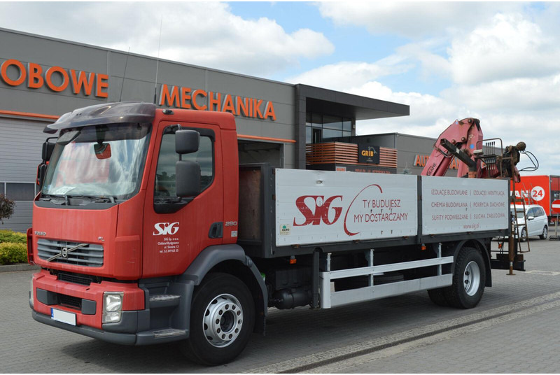 Volvo FL 18.280 Pallet Forks Rotator "22.5 5300 kg HDS AT - Lastbil med lad, Lastbil med kran: billede 1 Volvo FL 18.280 Pallet Forks Rotator "22.5 5300 kg HDS AT - Lastbil med lad, Lastbil med kran: billede 1