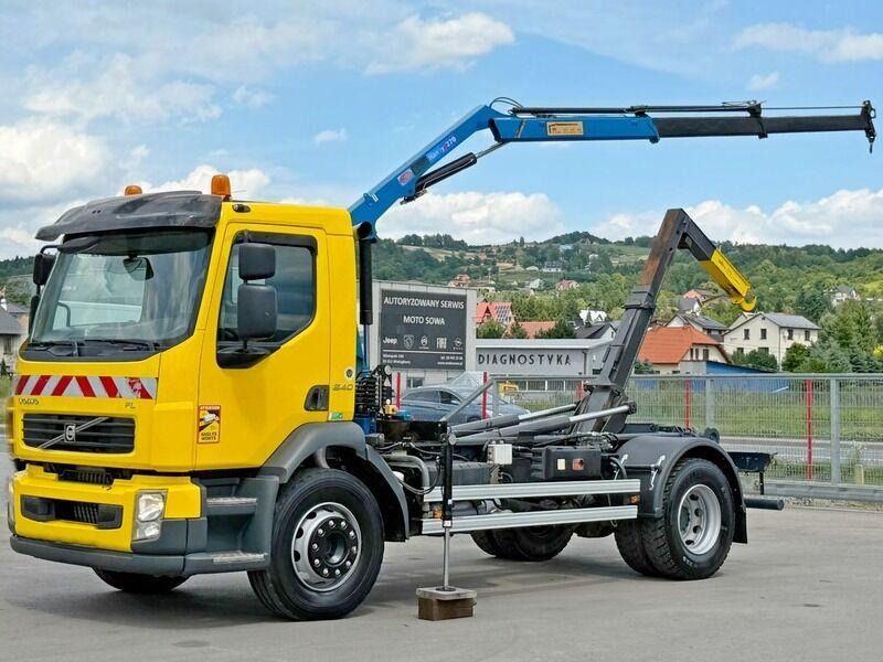 Volvo FL 240 * Abrollkipper * HMF 270 K2 * TOPZUSTAND - Lastbil kroghejs, Lastbil med kran: billede 2 Volvo FL 240 * Abrollkipper * HMF 270 K2 * TOPZUSTAND - Lastbil kroghejs, Lastbil med kran: billede 2