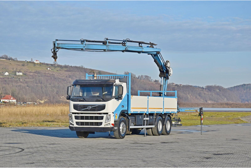 Volvo FM 410 - Lastbil med lad, Lastbil med kran: billede 2 Volvo FM 410 - Lastbil med lad, Lastbil med kran: billede 2