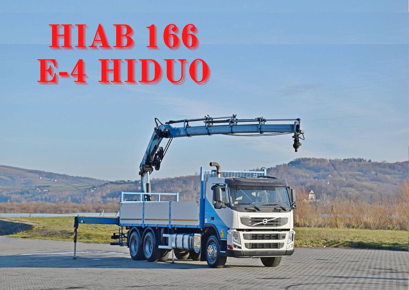 Volvo FM 410 - Lastbil med lad, Lastbil med kran: billede 1 Volvo FM 410 - Lastbil med lad, Lastbil med kran: billede 1