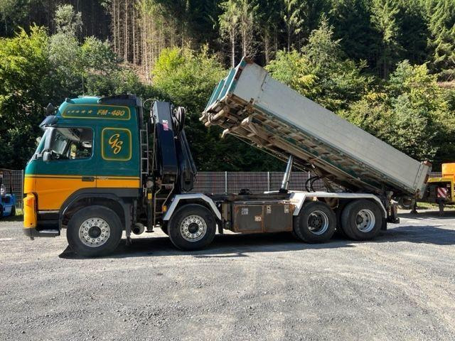 Volvo FM 480 + HIAB X-HIPRO 262 EP-5 - Tipvogn lastbil, Lastbil med kran: billede 2 Volvo FM 480 + HIAB X-HIPRO 262 EP-5 - Tipvogn lastbil, Lastbil med kran: billede 2