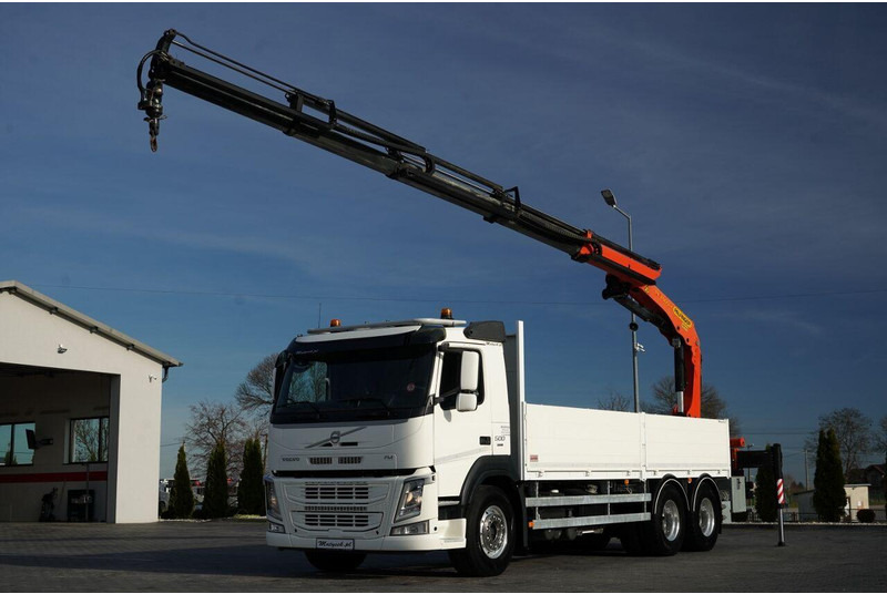 Volvo FM 500 / 6X4 / SKRZYNIOWY 6,5 M / HDS PALFINGER PK 20001-K / PIL - Lastbil med lad, Lastbil med kran: billede 1 Volvo FM 500 / 6X4 / SKRZYNIOWY 6,5 M / HDS PALFINGER PK 20001-K / PIL - Lastbil med lad, Lastbil med kran: billede 1