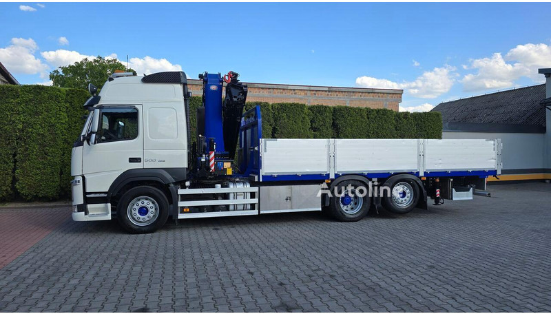 Volvo FM 500 - Flatbed+crane 6x2 - Lastbil med lad, Lastbil med kran: billede 3 Volvo FM 500 - Flatbed+crane 6x2 - Lastbil med lad, Lastbil med kran: billede 3