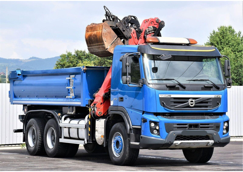 Volvo FMX 370 - Tipvogn lastbil, Lastbil med kran: billede 4 Volvo FMX 370 - Tipvogn lastbil, Lastbil med kran: billede 4