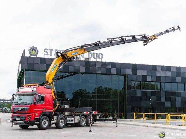 Volvo FMX 500 8x2 Effer 585 Fly Jib Winch Crane Kran - Lastbil med lad, Lastbil med kran: billede 1 Volvo FMX 500 8x2 Effer 585 Fly Jib Winch Crane Kran - Lastbil med lad, Lastbil med kran: billede 1