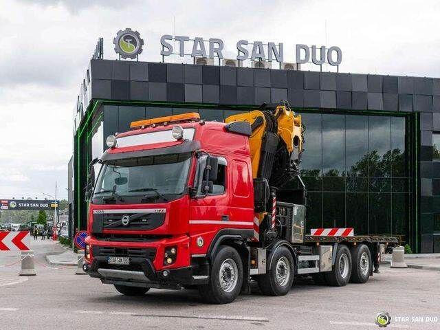 Volvo FMX 500 8x2 Effer 585 Fly Jib Winch Crane Kran - Lastbil med lad, Lastbil med kran: billede 4 Volvo FMX 500 8x2 Effer 585 Fly Jib Winch Crane Kran - Lastbil med lad, Lastbil med kran: billede 4