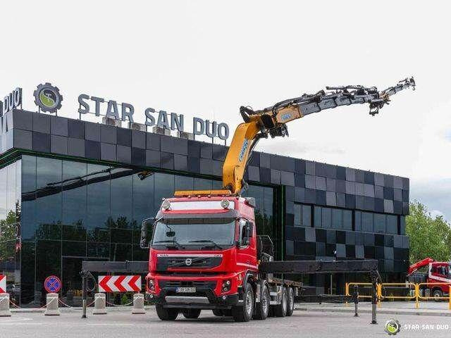 Volvo FMX 500 8x2 Effer 585 Fly Jib Winch Crane Kran - Lastbil med lad, Lastbil med kran: billede 2 Volvo FMX 500 8x2 Effer 585 Fly Jib Winch Crane Kran - Lastbil med lad, Lastbil med kran: billede 2