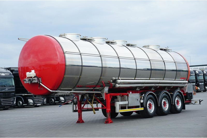 Wielton SOMMER / CYSTERNA SPOZYWCZA / 28 374 LITRÓW / 4 KOMOROWA / WEBAS - Tanksættevogn: billede 1 Wielton SOMMER / CYSTERNA SPOZYWCZA / 28 374 LITRÓW / 4 KOMOROWA / WEBAS - Tanksættevogn: billede 1