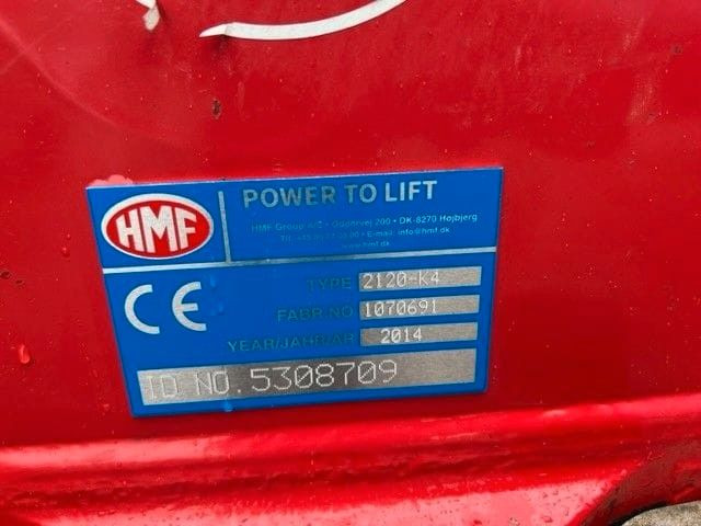 HMF 2120 K4 2014 CRANE KRAN REMOTE CONTROL - Lastbilkran: billede 3 HMF 2120 K4 2014 CRANE KRAN REMOTE CONTROL - Lastbilkran: billede 3