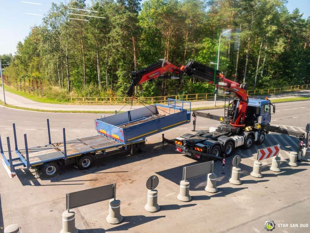 MAN TGA 35.440 8X6H PALFINGER 60002 Semi-trailer - Lastbil med kran: billede 4 MAN TGA 35.440 8X6H PALFINGER 60002 Semi-trailer - Lastbil med kran: billede 4