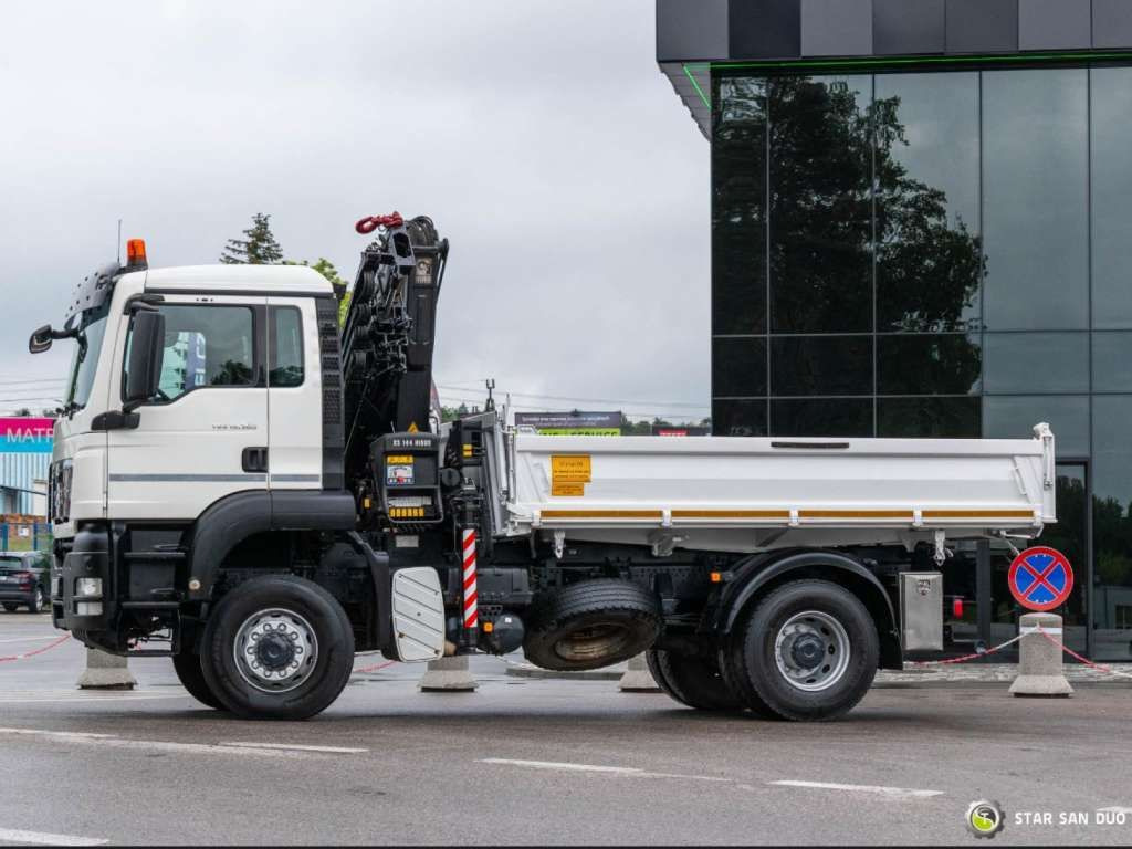 Lastbil med kran, Tipvogn lastbil MAN TGS 18.360 4x4 HIAB 144 E-4 Crane Kipper MAN TGS 18.360 4x4 HIAB 144 E-4 Crane Kipper: billede 15 Lastbil med kran, Tipvogn lastbil MAN TGS 18.360 4x4 HIAB 144 E-4 Crane Kipper MAN TGS 18.360 4x4 HIAB 144 E-4 Crane Kipper: billede 15