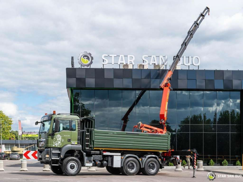 MAN TGS 35.480 PALFINGER PK 20002 HDS Grapple Tippe - Tipvogn lastbil: billede 3 MAN TGS 35.480 PALFINGER PK 20002 HDS Grapple Tippe - Tipvogn lastbil: billede 3