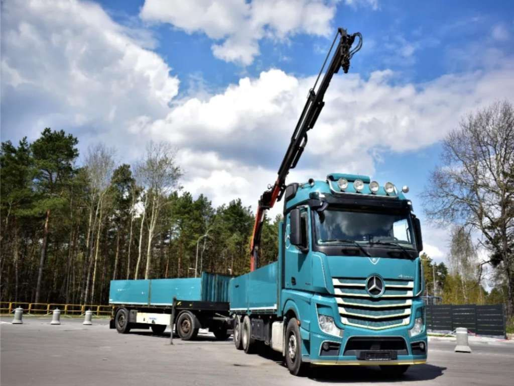 Lastbil med kran, Lastbil med lad Mercedes-Benz  ACTROS 2545 6x2 Palfinger PK 16001 HDS Crane Mercedes-Benz  ACTROS 2545 6x2 Palfinger PK 16001 HDS Crane: billede 26