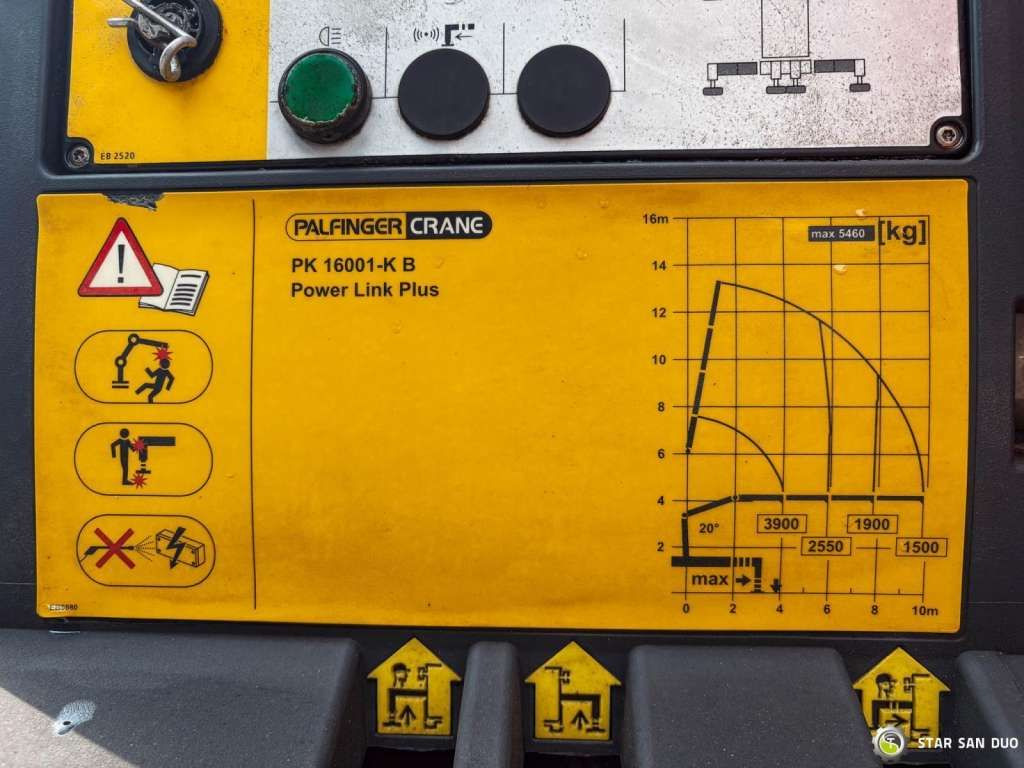 Lastbil med kran, Lastbil med lad Mercedes-Benz  ACTROS 2545 6x2 Palfinger PK 16001 HDS Crane Mercedes-Benz  ACTROS 2545 6x2 Palfinger PK 16001 HDS Crane: billede 12