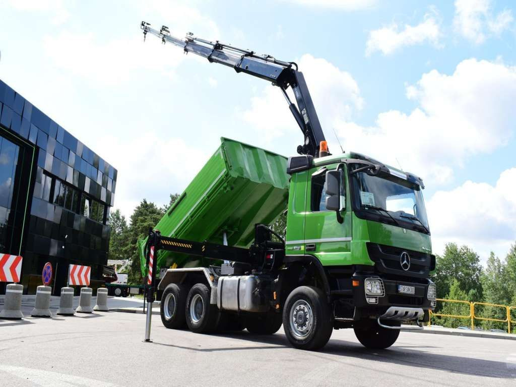 Mercedes-Benz ACTROS 3346 6x6 HIAB 244EP-4 Crane Kipper - Tipvogn lastbil: billede 2 Mercedes-Benz ACTROS 3346 6x6 HIAB 244EP-4 Crane Kipper - Tipvogn lastbil: billede 2