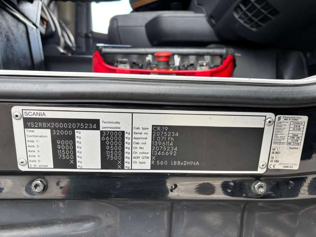 Trækker Scania R560 8x2 PALFINGER PK 92002 SH Fly Jib Winch 5t: billede 26 Trækker Scania R560 8x2 PALFINGER PK 92002 SH Fly Jib Winch 5t: billede 26