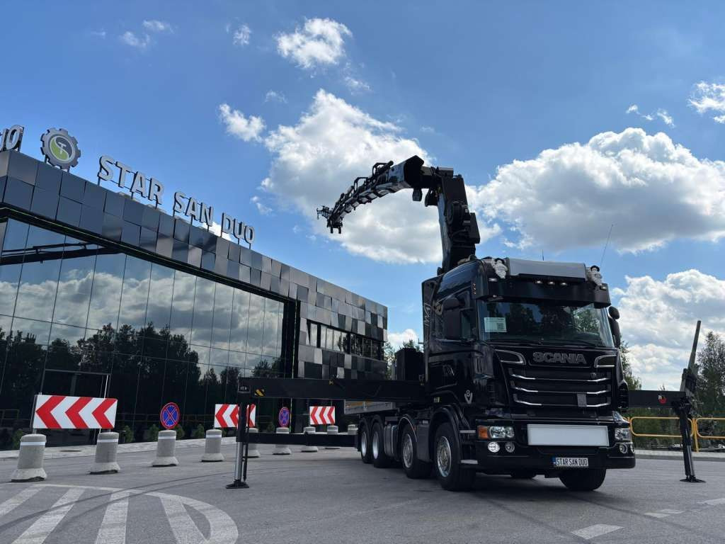 Trækker Scania R560 8x2 PALFINGER PK 92002 SH Fly Jib Winch 5t: billede 9 Trækker Scania R560 8x2 PALFINGER PK 92002 SH Fly Jib Winch 5t: billede 9