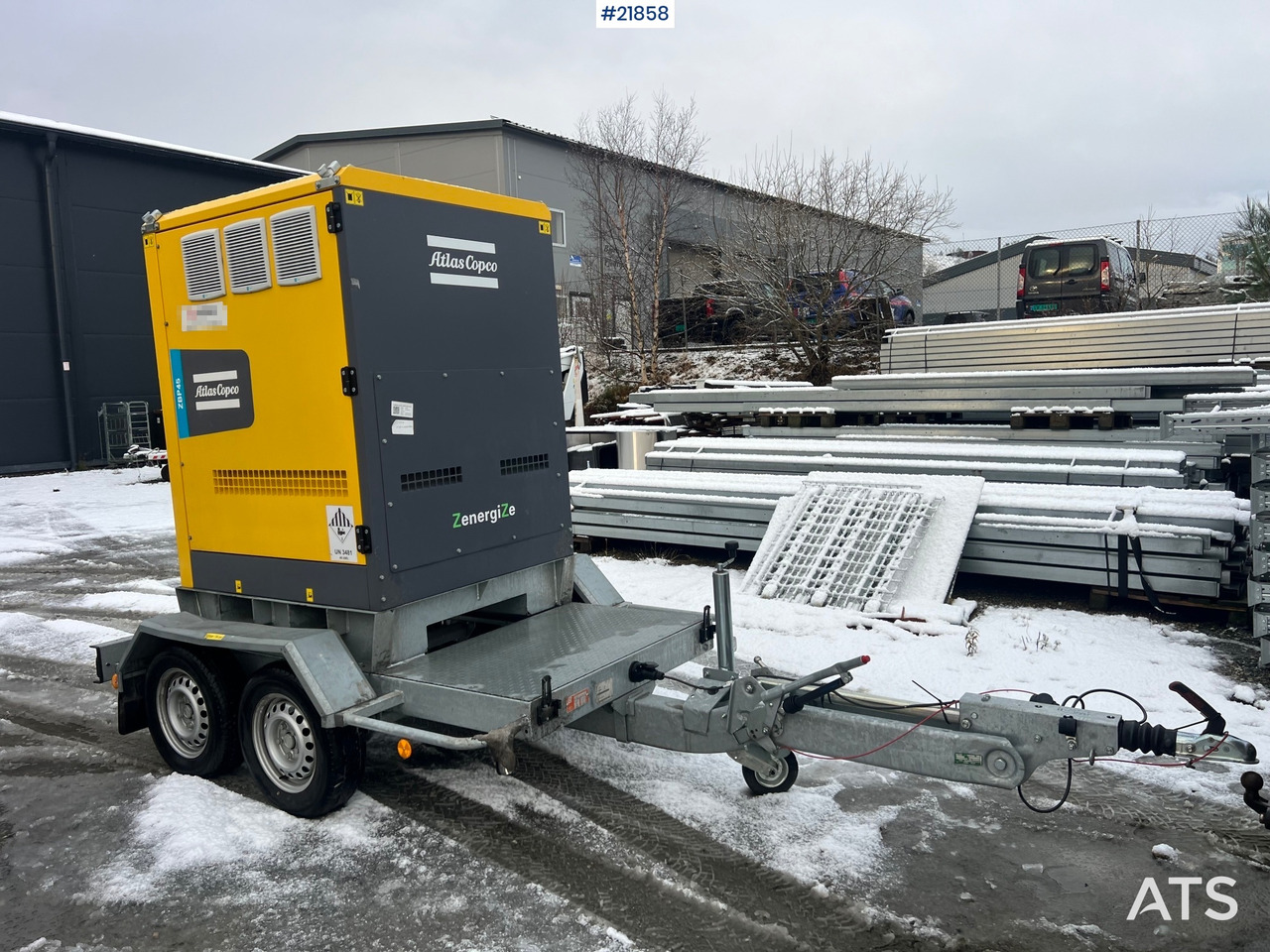 Atlas Copco zbp45 m/ henger - Strømgenerator: billede 1 Atlas Copco zbp45 m/ henger - Strømgenerator: billede 1
