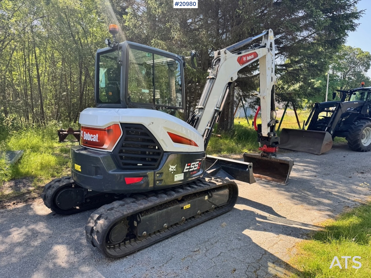 Bobcat E55Z Minigraver m/ Rototilt og 2 skuffer. 230 timer! - Minigravemaskine: billede 3 Bobcat E55Z Minigraver m/ Rototilt og 2 skuffer. 230 timer! - Minigravemaskine: billede 3