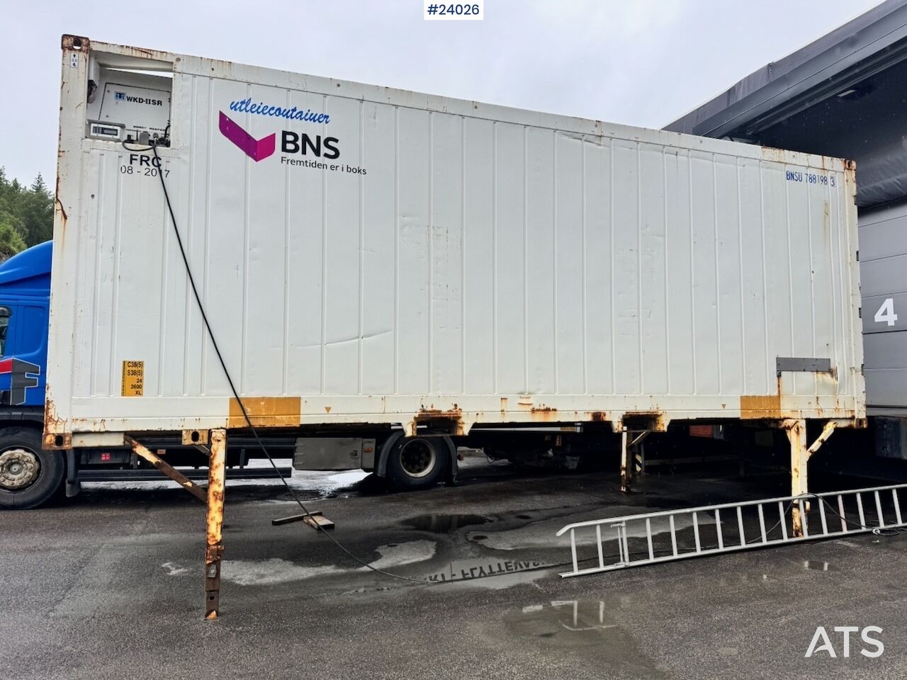 CIMC Thermocontainer - Veksellad - kølevogn: billede 3 CIMC Thermocontainer - Veksellad - kølevogn: billede 3