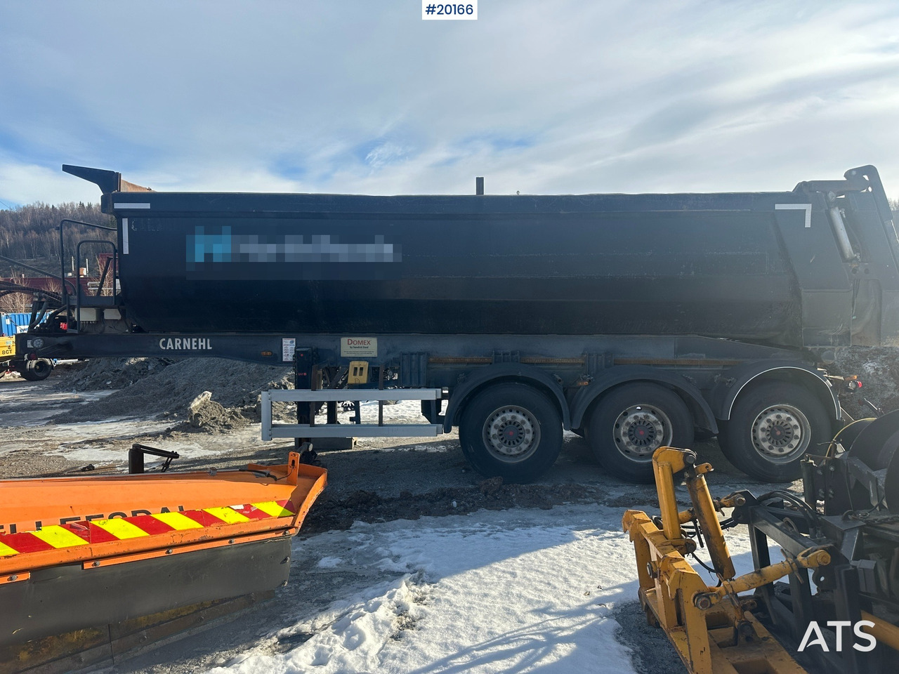 Tipvogn sættevogn Carnehl 3 akslet tippsemi: billede 6