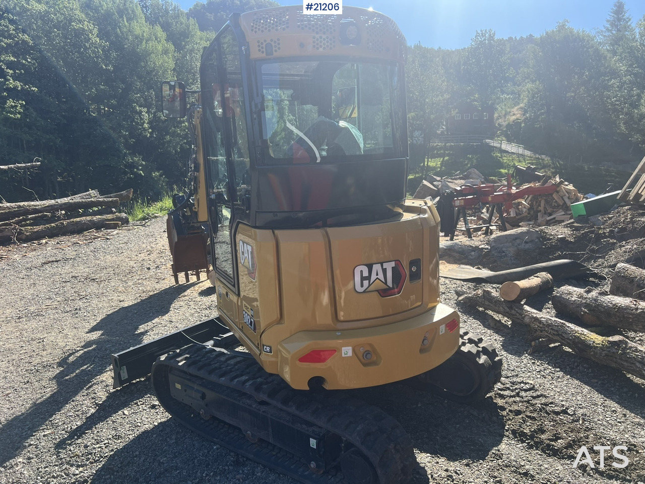Caterpillar 302.7 CR gravemaskin m/ rototilt, pusseskuff,graveskuffe,klype og grøfteskuffe - Minigravemaskine: billede 3 Caterpillar 302.7 CR gravemaskin m/ rototilt, pusseskuff,graveskuffe,klype og grøfteskuffe - Minigravemaskine: billede 3
