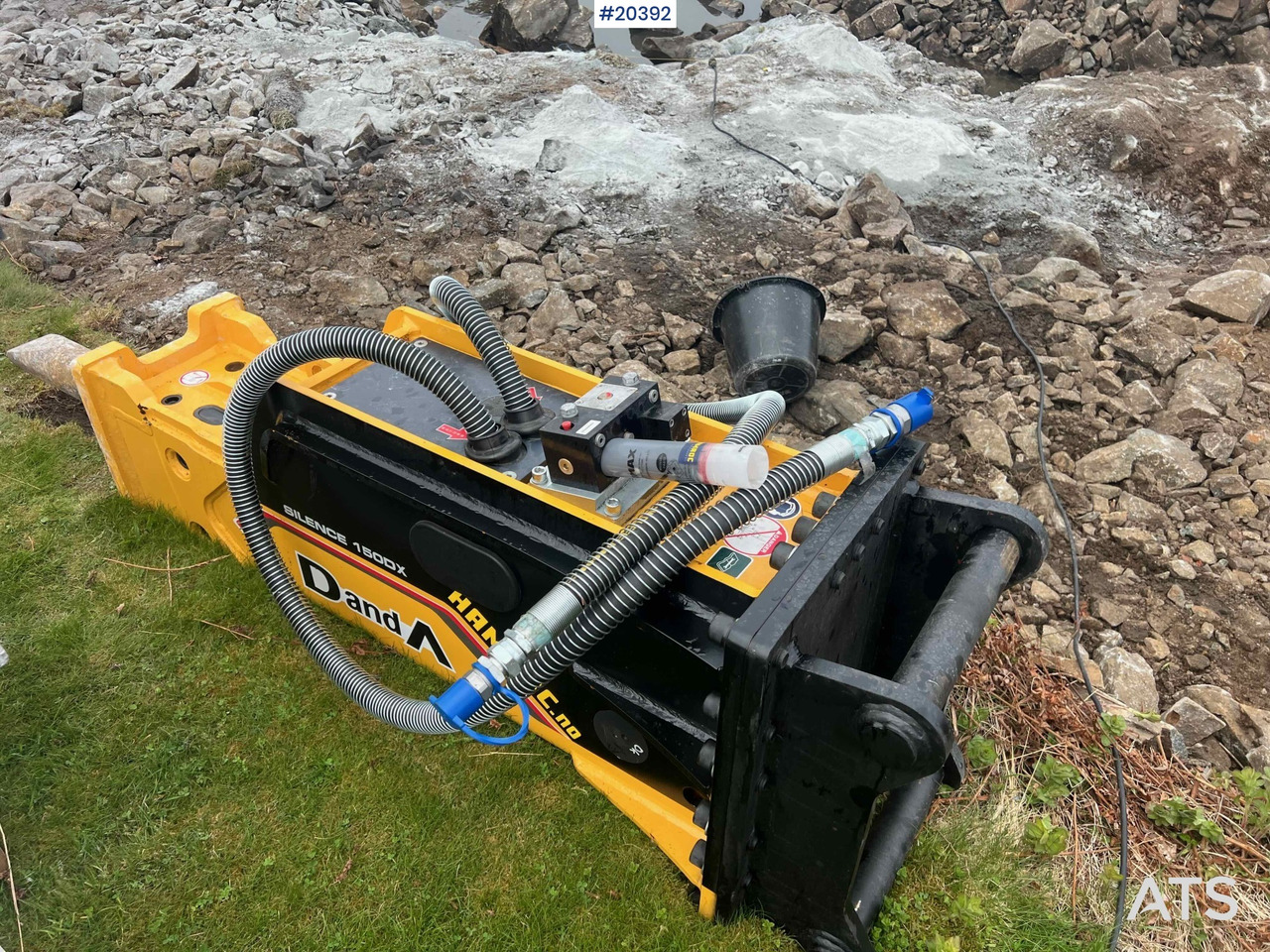 Danda D&A150DX pigg hammer (1231 kg ) m/ s60 feste - Hydraulisk hammer: billede 1 Danda D&A150DX pigg hammer (1231 kg ) m/ s60 feste - Hydraulisk hammer: billede 1