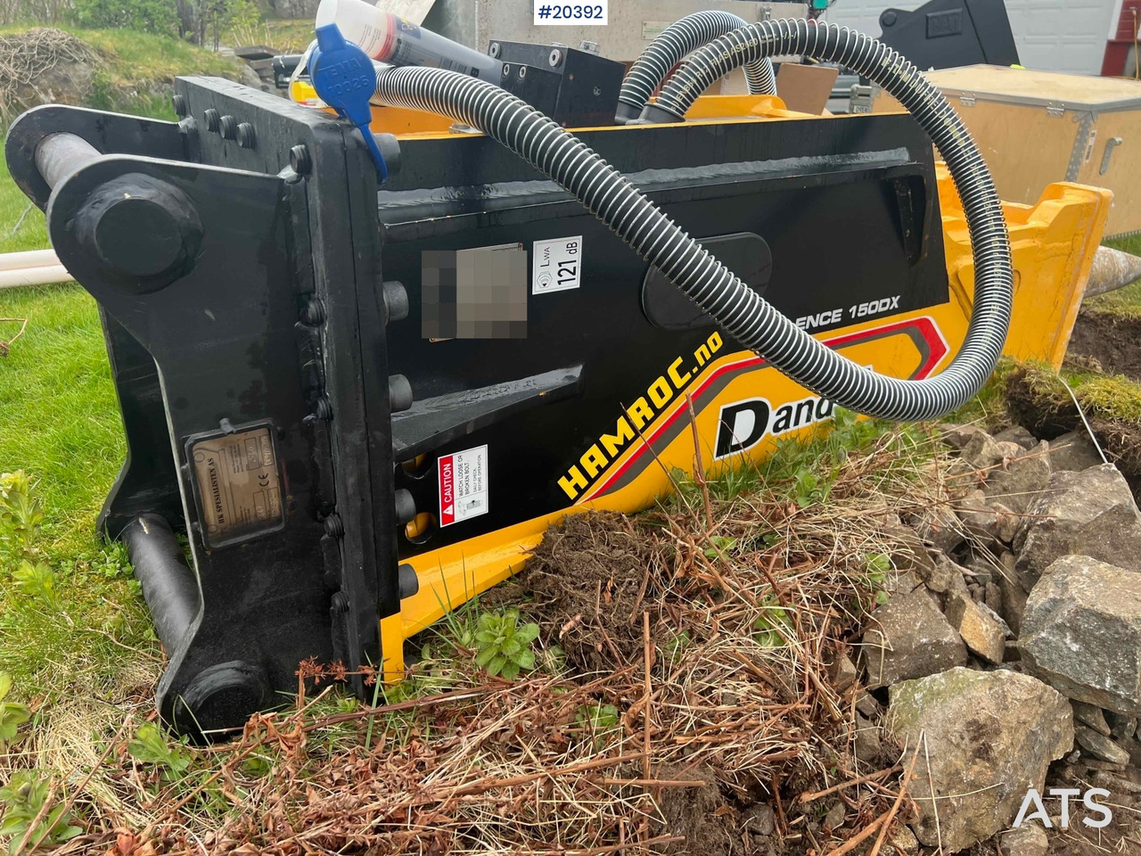 Danda D&A150DX pigg hammer (1231 kg ) m/ s60 feste - Hydraulisk hammer: billede 4 Danda D&A150DX pigg hammer (1231 kg ) m/ s60 feste - Hydraulisk hammer: billede 4