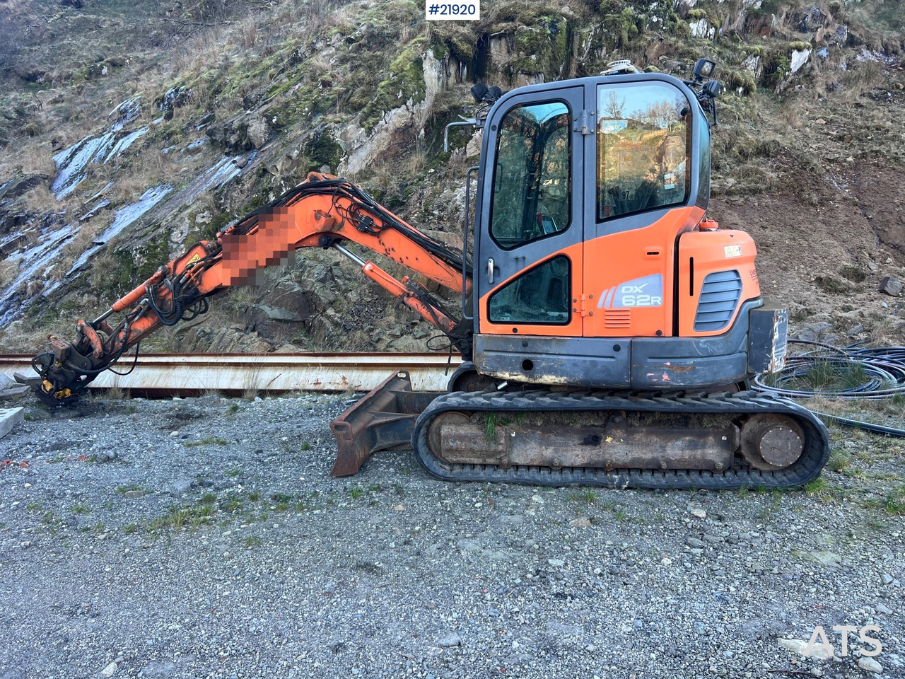 Doosan DX62R-3 gravemaskin m/ rototilt, pusseskuffe og graveskuffe - Bæltegravemaskine: billede 3 Doosan DX62R-3 gravemaskin m/ rototilt, pusseskuffe og graveskuffe - Bæltegravemaskine: billede 3