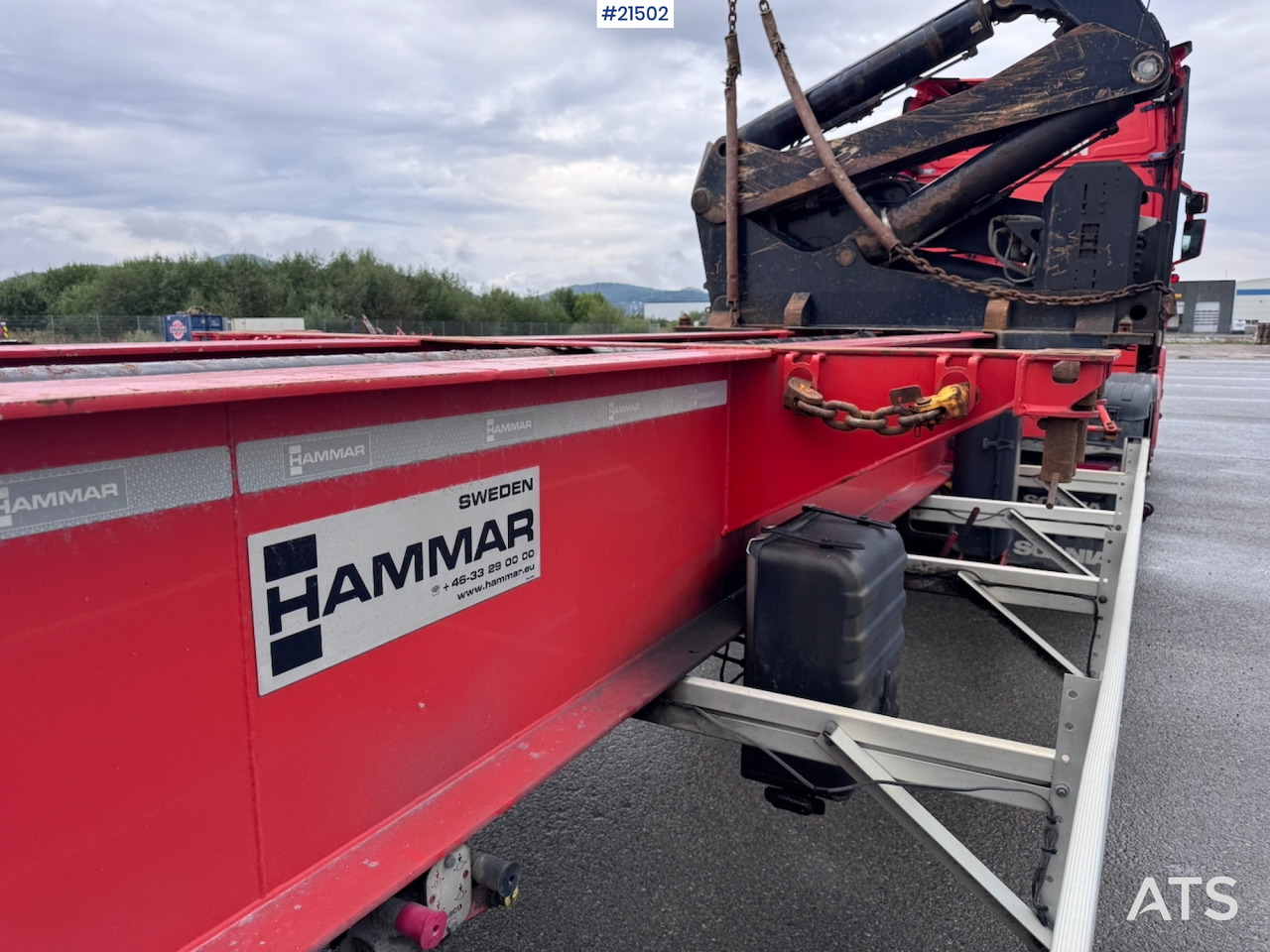 Chassis sættevogn Hammar 195 S Sidelaster: billede 36