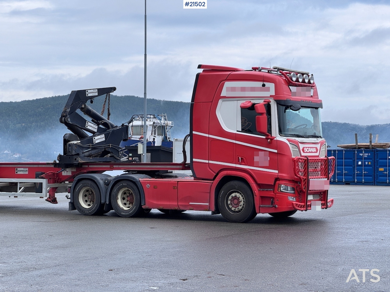 Chassis sættevogn Hammar 195 S Sidelaster: billede 8