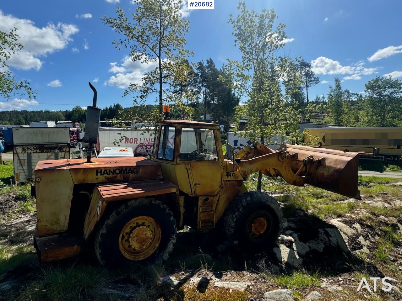 Gummihjulslæsser Hanomag 44: billede 6