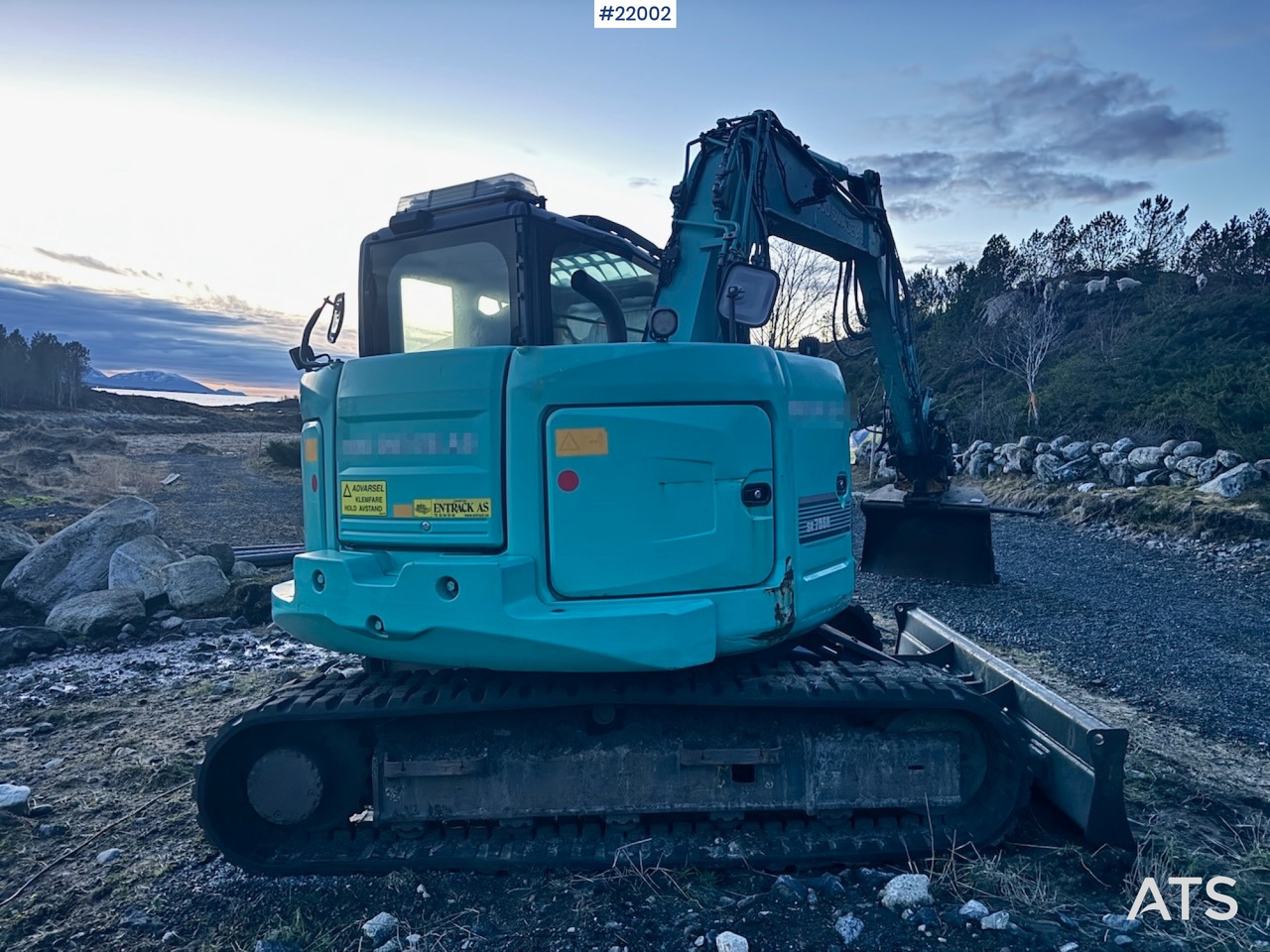 Kobelco 2016 Kobelco SK75SR Beltegraver m/ Rototilt og Pusseskuffe. - Gravemaskine: billede 4 Kobelco 2016 Kobelco SK75SR Beltegraver m/ Rototilt og Pusseskuffe. - Gravemaskine: billede 4
