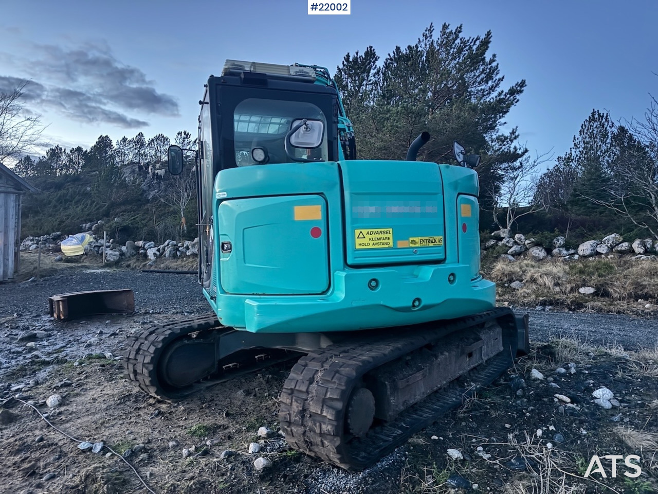 Kobelco 2016 Kobelco SK75SR Beltegraver m/ Rototilt og Pusseskuffe. - Gravemaskine: billede 5 Kobelco 2016 Kobelco SK75SR Beltegraver m/ Rototilt og Pusseskuffe. - Gravemaskine: billede 5