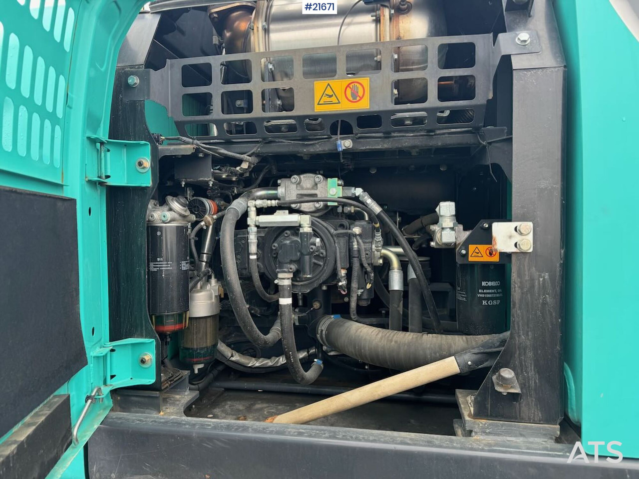 Bæltegravemaskine Kobelco SK210LC-10 Beltegraver m/ pusseskuffe, tilt og GPS: billede 25 Bæltegravemaskine Kobelco SK210LC-10 Beltegraver m/ pusseskuffe, tilt og GPS: billede 25