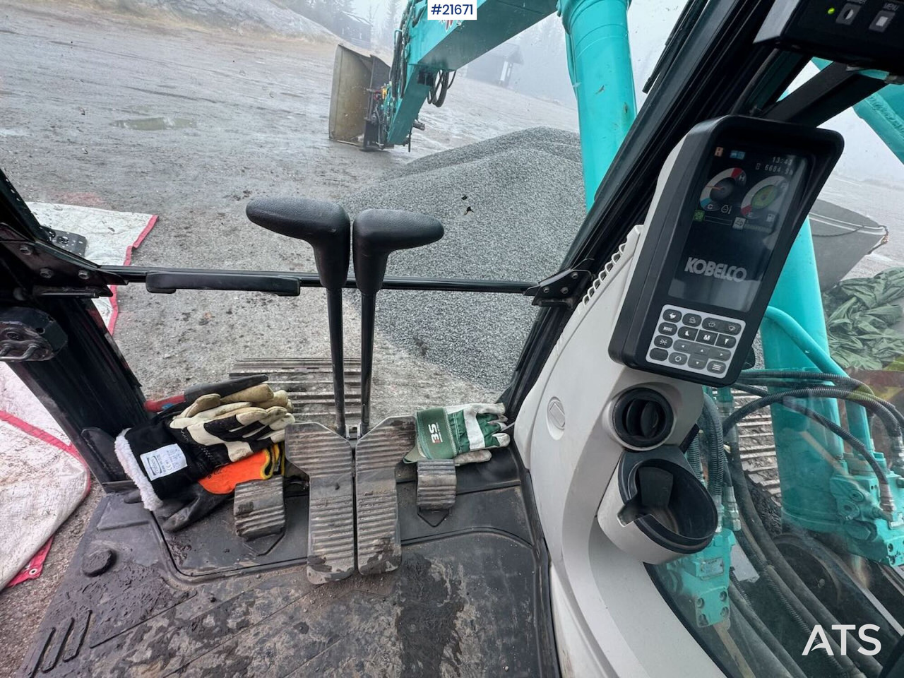 Bæltegravemaskine Kobelco SK210LC-10 Beltegraver m/ pusseskuffe, tilt og GPS: billede 35 Bæltegravemaskine Kobelco SK210LC-10 Beltegraver m/ pusseskuffe, tilt og GPS: billede 35