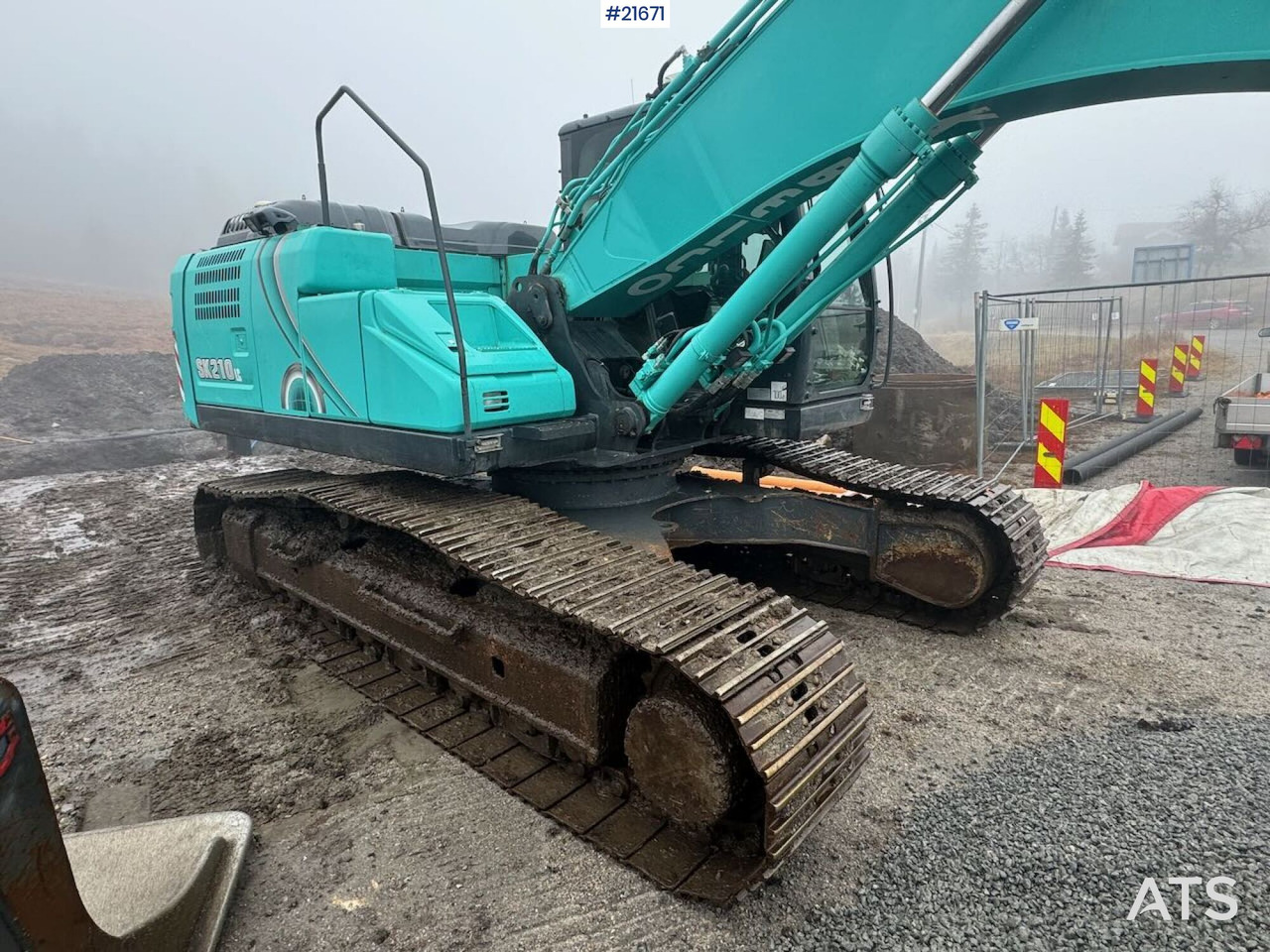 Bæltegravemaskine Kobelco SK210LC-10 Beltegraver m/ pusseskuffe, tilt og GPS: billede 8 Bæltegravemaskine Kobelco SK210LC-10 Beltegraver m/ pusseskuffe, tilt og GPS: billede 8