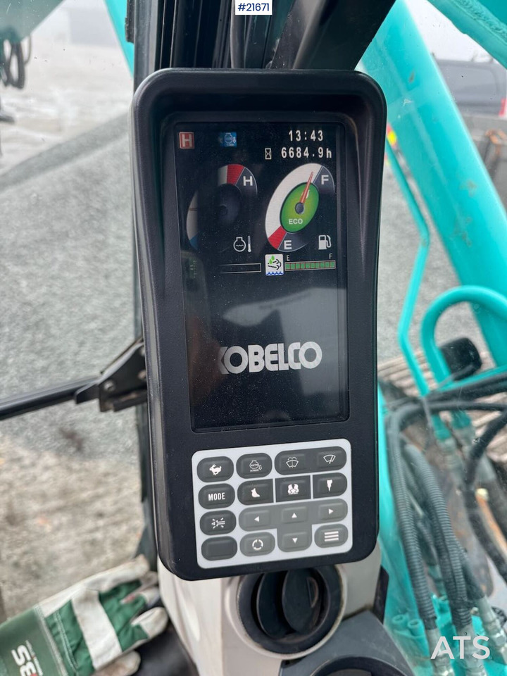 Bæltegravemaskine Kobelco SK210LC-10 Beltegraver m/ pusseskuffe, tilt og GPS: billede 36 Bæltegravemaskine Kobelco SK210LC-10 Beltegraver m/ pusseskuffe, tilt og GPS: billede 36