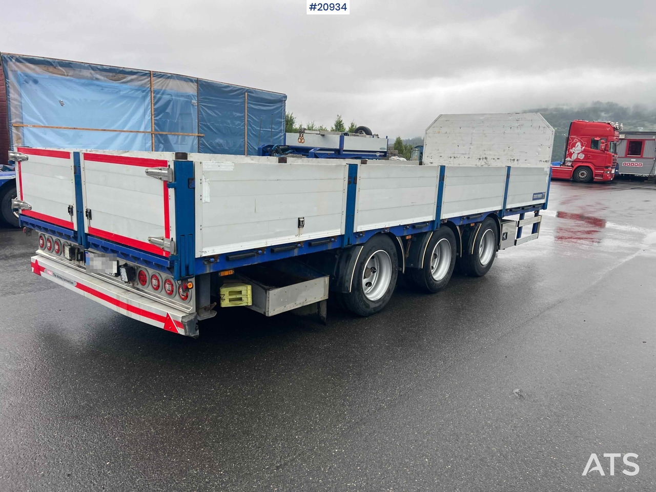 Konar 3 akslet plankjerre - Ladtrailer: billede 2 Konar 3 akslet plankjerre - Ladtrailer: billede 2