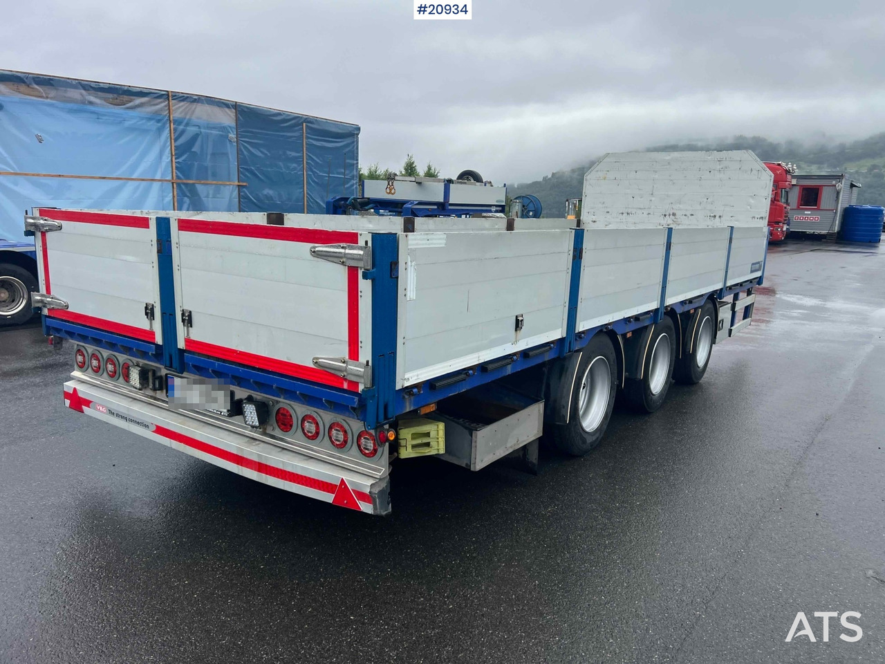 Konar 3 akslet plankjerre - Ladtrailer: billede 3 Konar 3 akslet plankjerre - Ladtrailer: billede 3