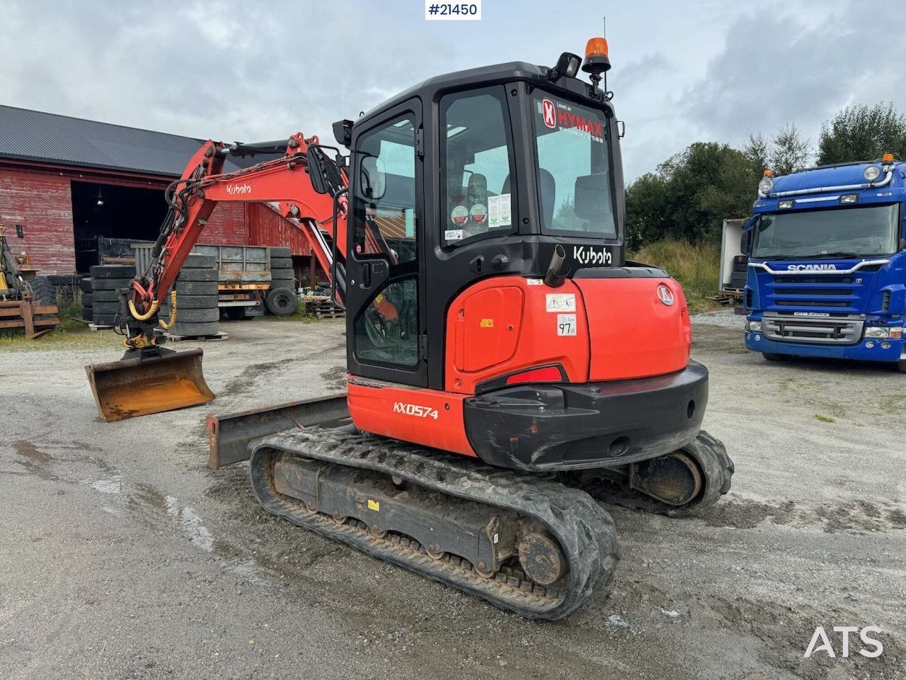 Kubota KX 057-4 - Bæltegravemaskine: billede 3 Kubota KX 057-4 - Bæltegravemaskine: billede 3