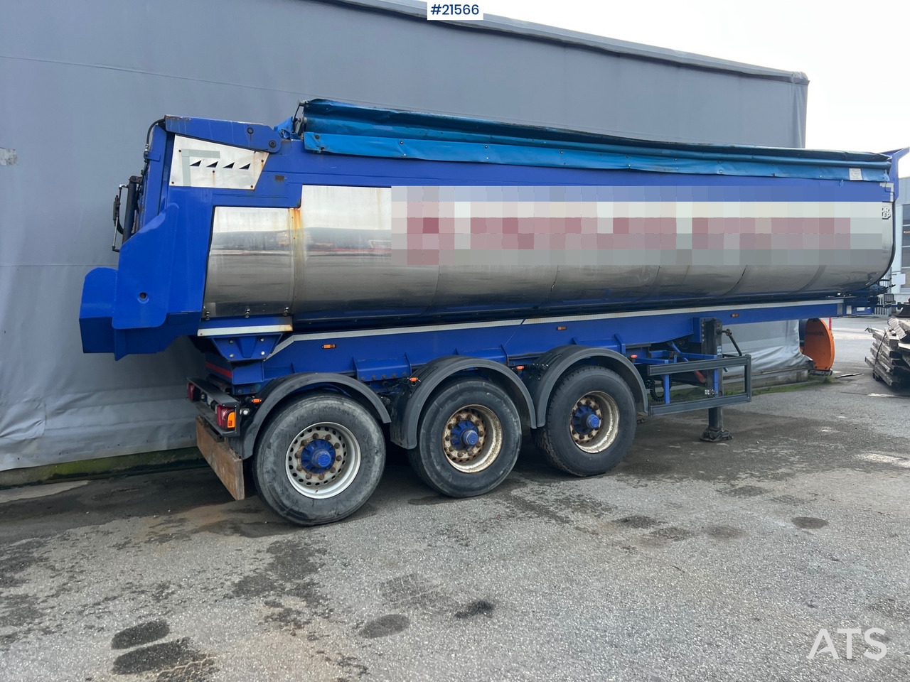 Langendorf 3 akslet asfaltsemi m/ Hydraulsik kapell - Tipvogn påhængsvogn: billede 5 Langendorf 3 akslet asfaltsemi m/ Hydraulsik kapell - Tipvogn påhængsvogn: billede 5