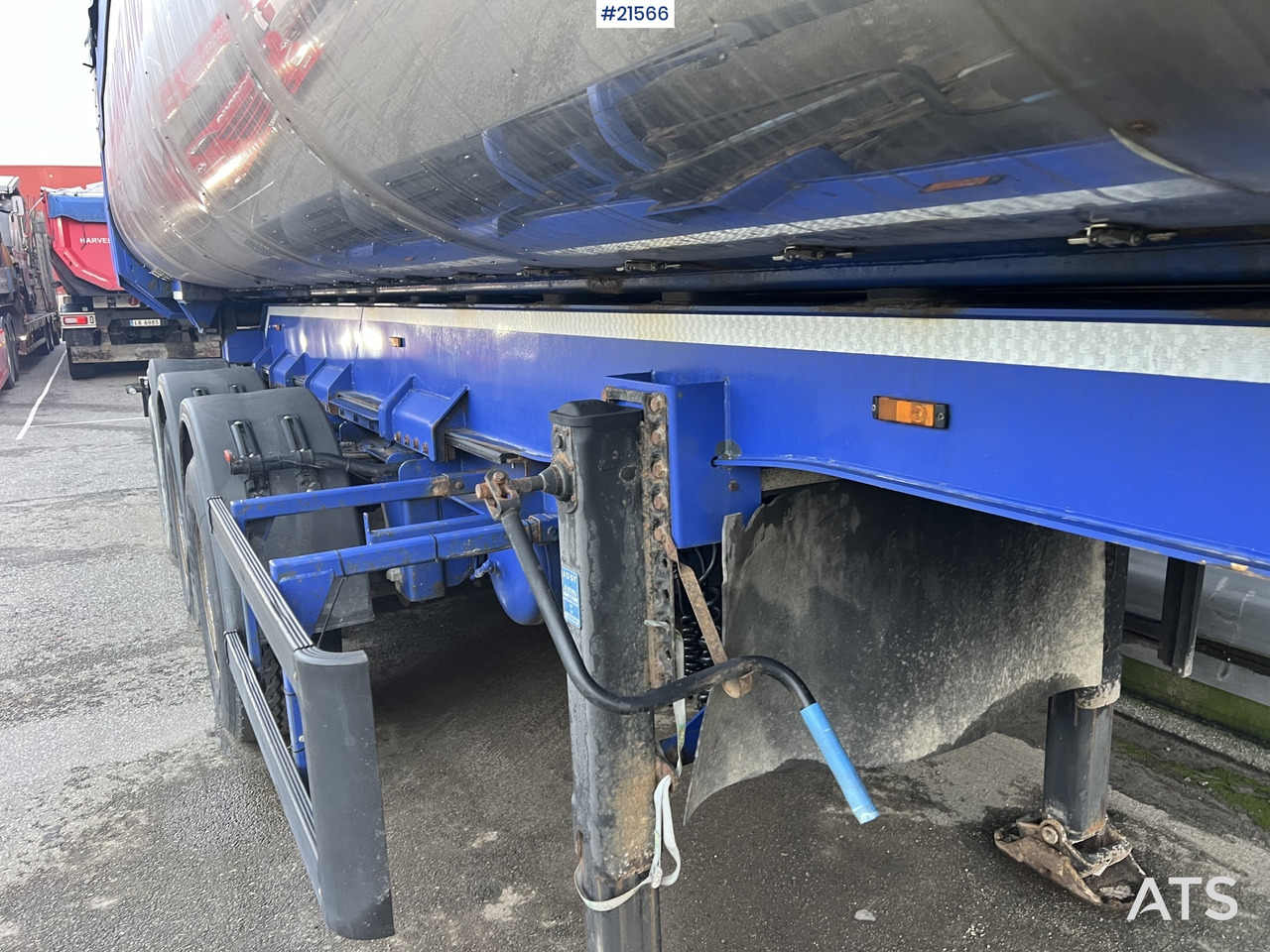 Tipvogn påhængsvogn Langendorf 3 akslet asfaltsemi m/ Hydraulsik kapell: billede 28