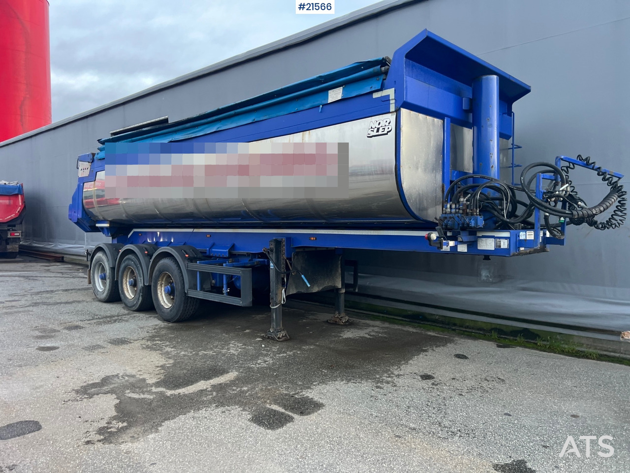 Tipvogn påhængsvogn Langendorf 3 akslet asfaltsemi m/ Hydraulsik kapell: billede 23