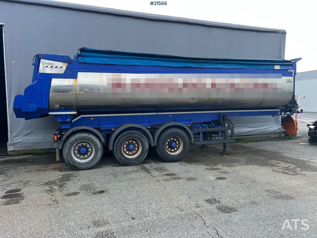 Langendorf 3 akslet asfaltsemi m/ Hydraulsik kapell - Tipvogn påhængsvogn: billede 4 Langendorf 3 akslet asfaltsemi m/ Hydraulsik kapell - Tipvogn påhængsvogn: billede 4