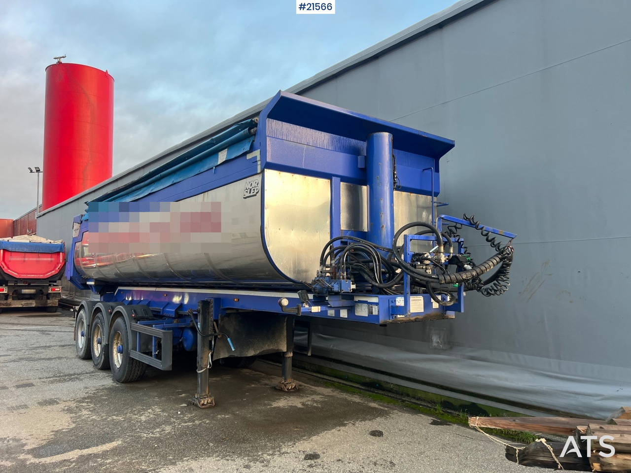 Tipvogn påhængsvogn Langendorf 3 akslet asfaltsemi m/ Hydraulsik kapell: billede 22